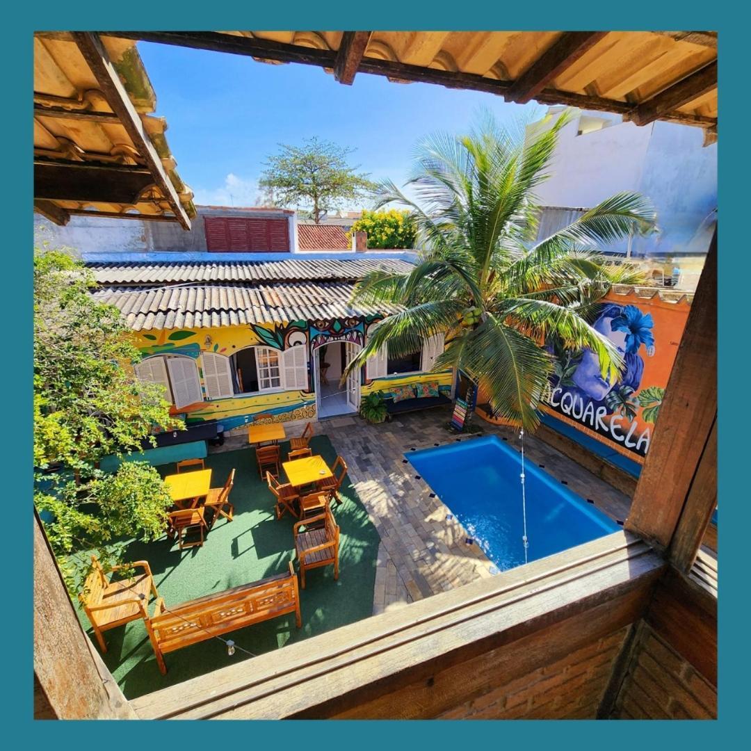 Acquarela Hostel Араял до Кабо Екстериор снимка