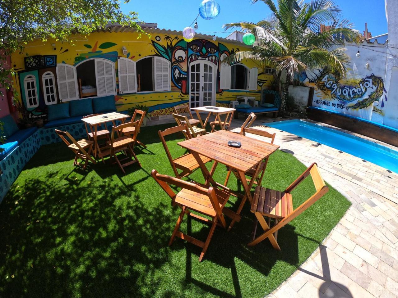 Acquarela Hostel Араял до Кабо Екстериор снимка