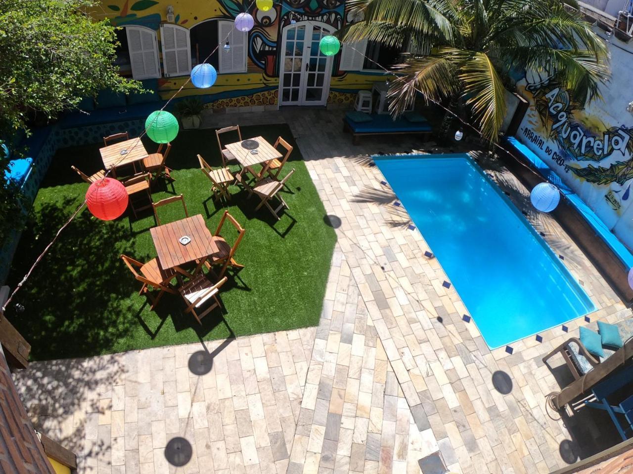 Acquarela Hostel Араял до Кабо Екстериор снимка